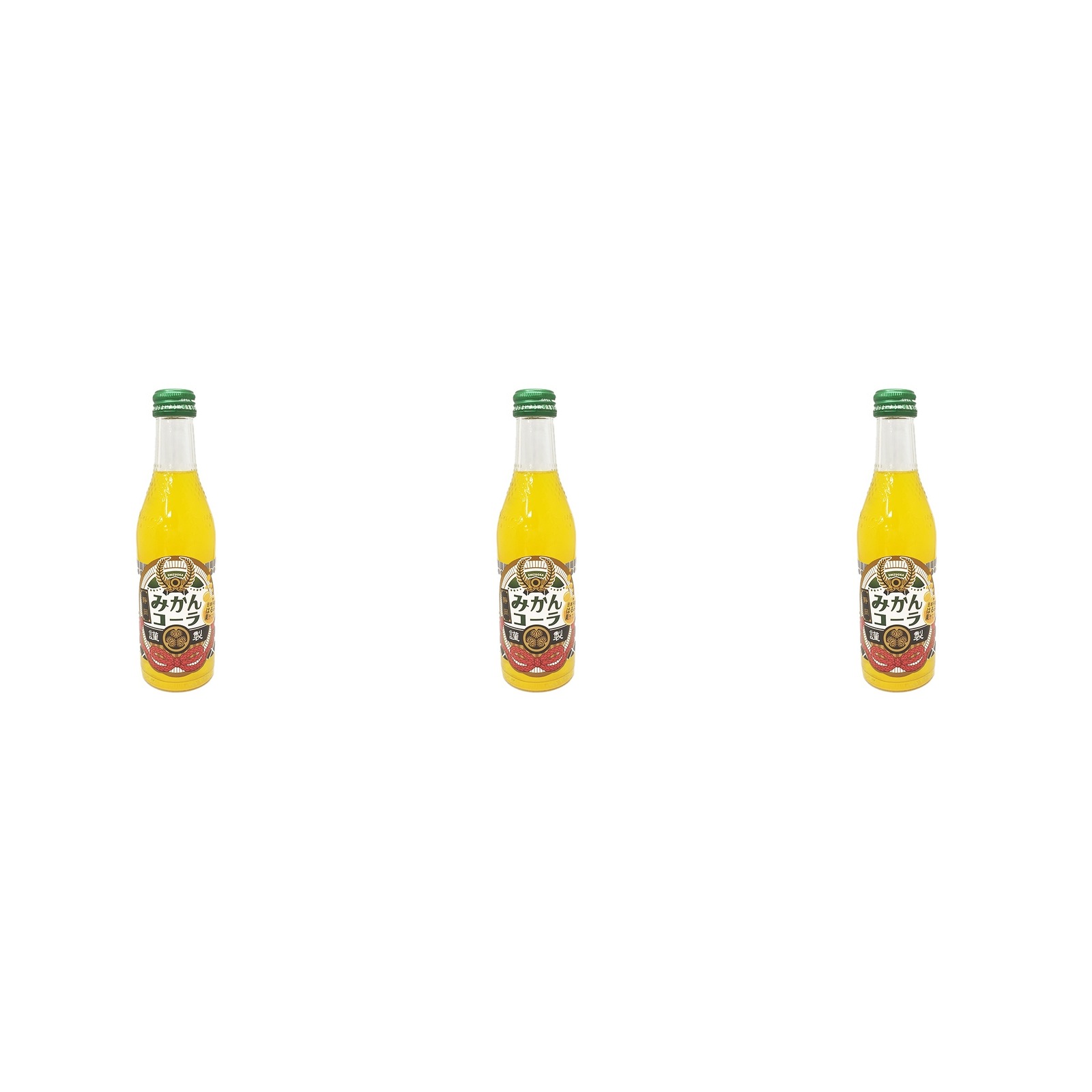 木村飲料 みかんコーラ 240ml×3個 炭酸 飲料 コーラ 蜜柑 ご当地 瓶 ドリンク