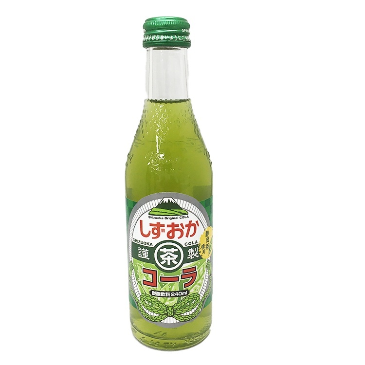 木村飲料 しずおか茶コーラ 240ml×1個 炭酸 飲料 コーラ お茶 ご当地 瓶 ドリンク