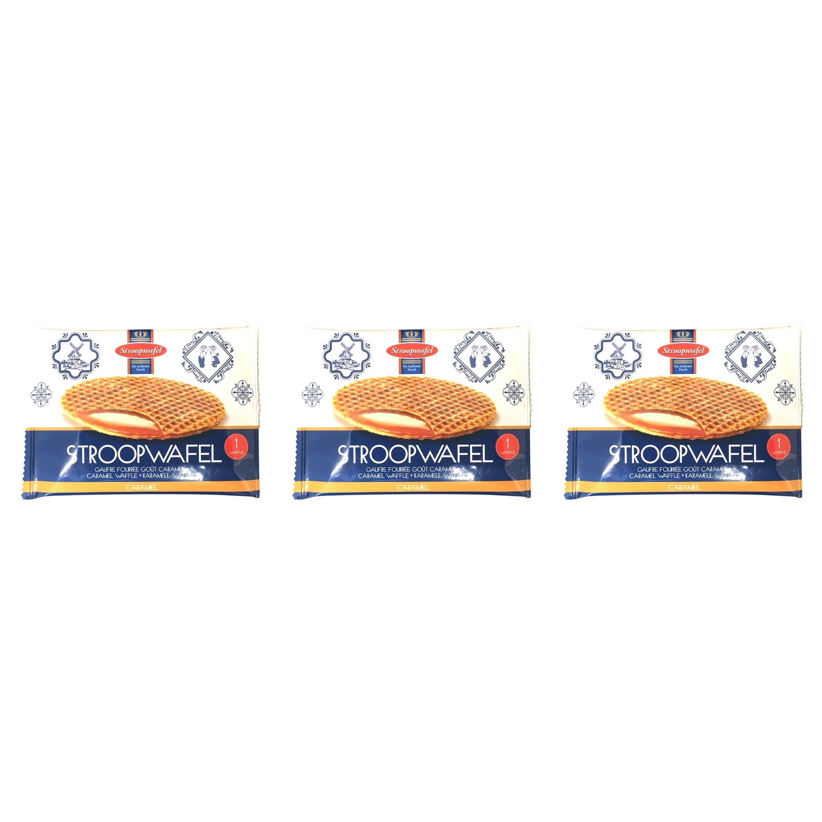 エイム ダールマンズ キャラメルワッフル (1枚) 39g×3個 お菓子 ワッフル キャラメル スイーツ 洋菓子 輸入菓子 個包装
