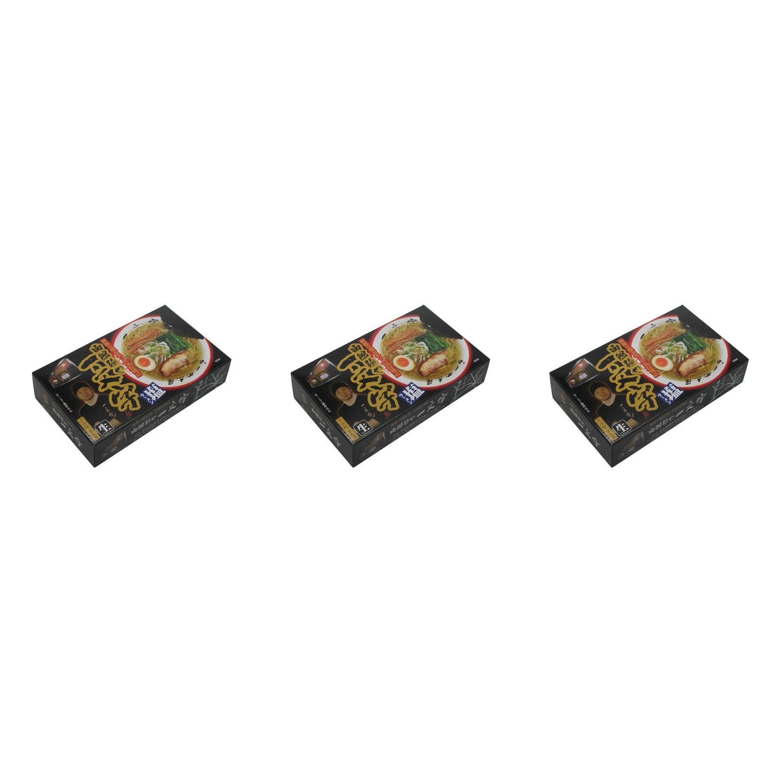 アイランド食品 函館ラーメン一文字 290g(2食入り)×3個 塩味 麺類 ご当地グルメ 有名店 昼食 生麺 あっさり