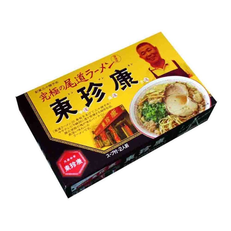 アイランド食品 尾道ラーメン東珍康 320g(2食入り)×1個 醤油味 麺類 ご当地グルメ 有名店 昼食 生麺 背脂