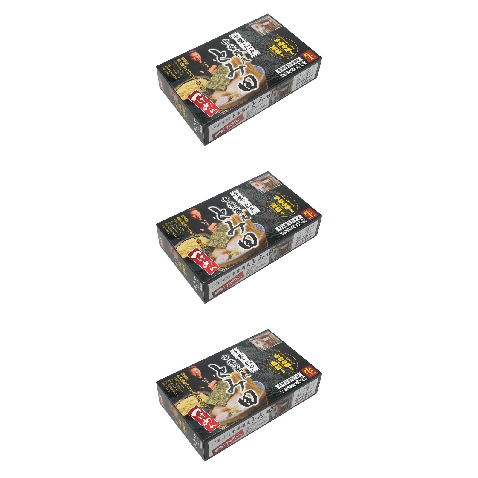 アイランド食品 千葉 中華蕎麦とみ田つけめん 420g(2食入)×3個 魚介豚骨 麺類 ご当地グルメ 有名店 昼食 生麺 極太麺