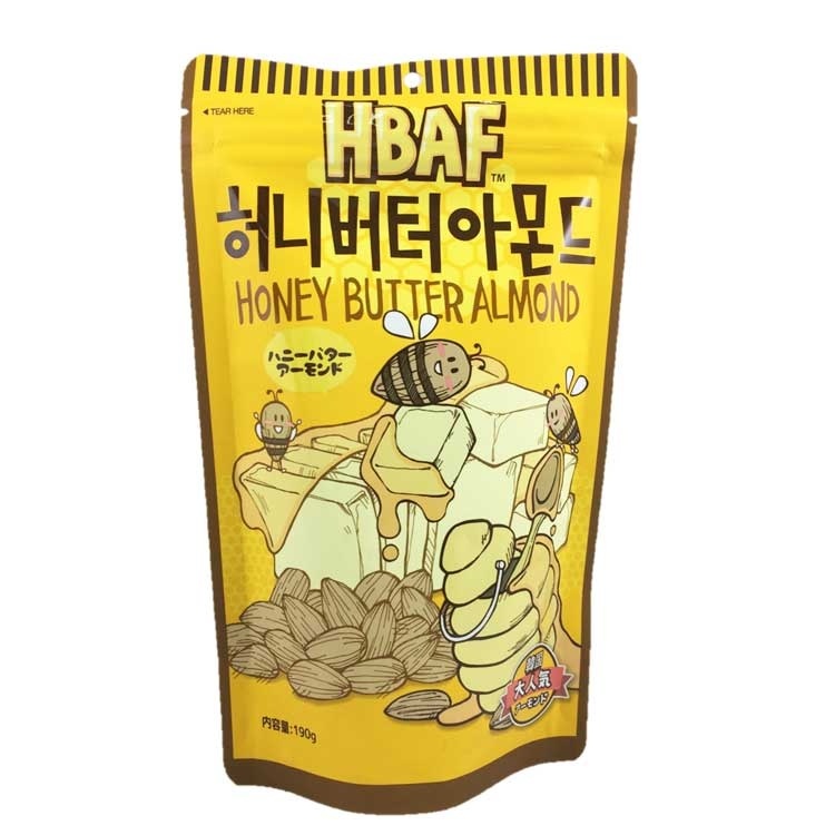 TYG商事 ギリム ハニーバターアーモンド 250g×1個 おつまみ スナック 美容 健康 間食 韓国グルメ 豆菓子