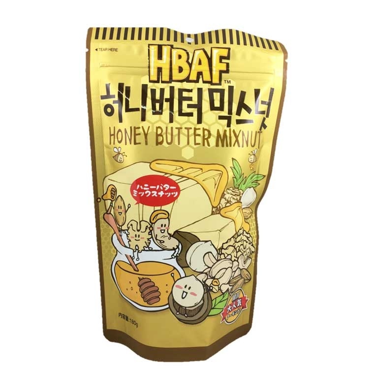 TYG商事 ギリム ハニーバターミックスナッツ 220g×1個 おつまみ スナック 美容 健康 間食 韓国グルメ 豆菓子
