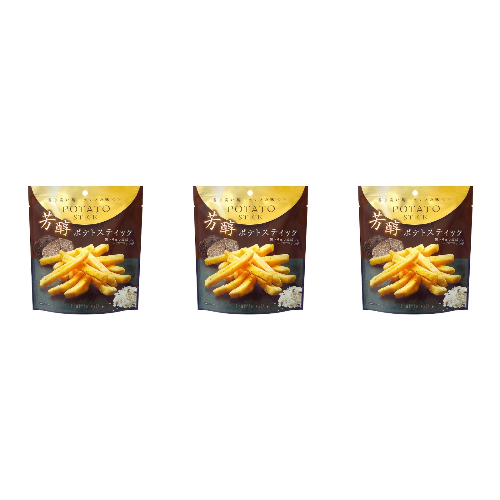 MDホールディングス 芳醇ポテトポテトスティック黒トリュフ味 72g×3個 スナック菓子 おつまみ 高級感 贅沢 じゃがいも 洋風 間食