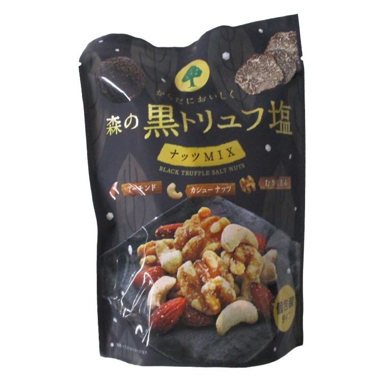 MDホールディングス 森の黒トリュフ塩ナッツミックス 70g×1個 ミックスナッツ トリュフ おつまみ 贅沢 ワイン 晩酌