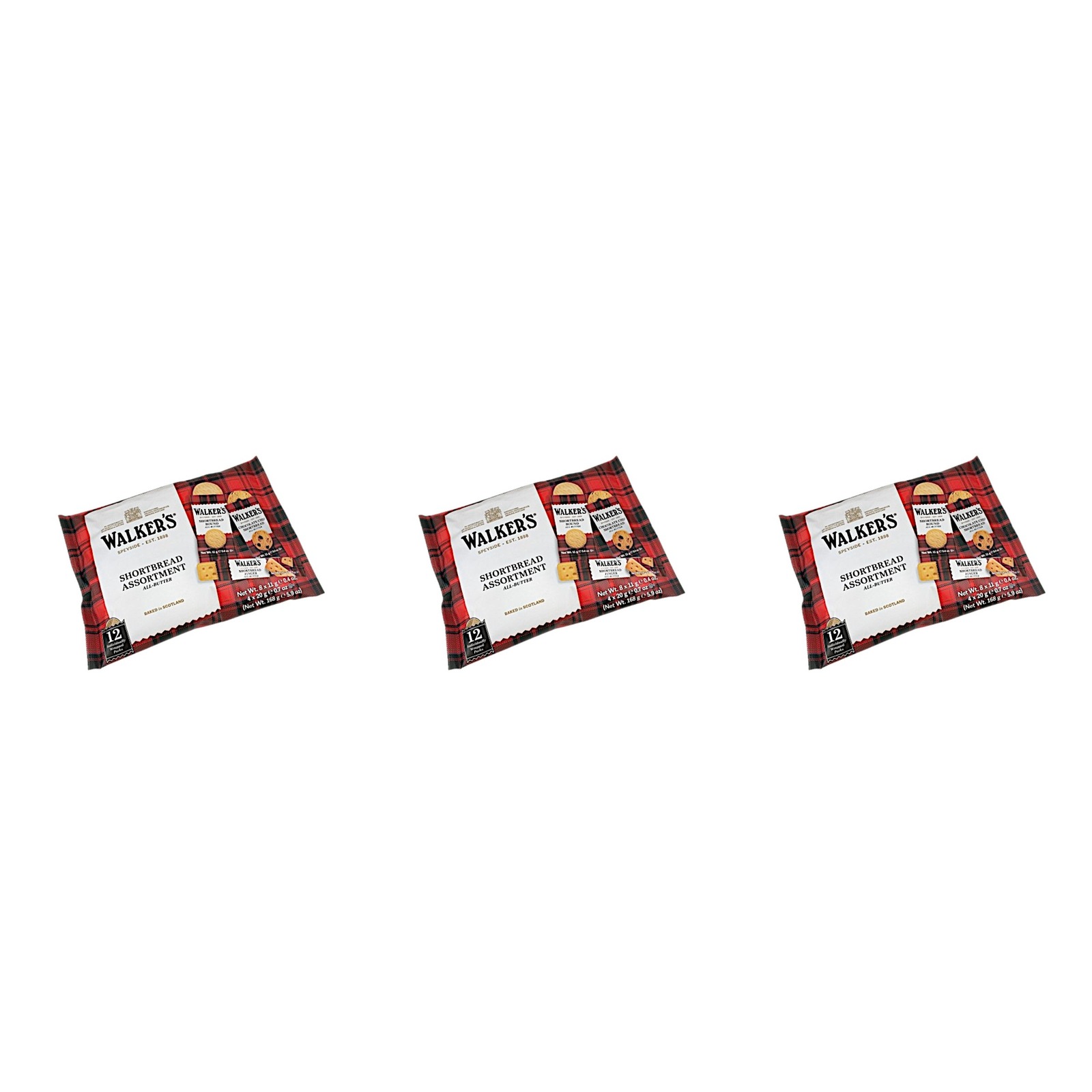 ウォーカー アソートパック 168g×3個 ショートブレッド クッキー 焼き菓子 詰め合わせ 英国 輸入菓子