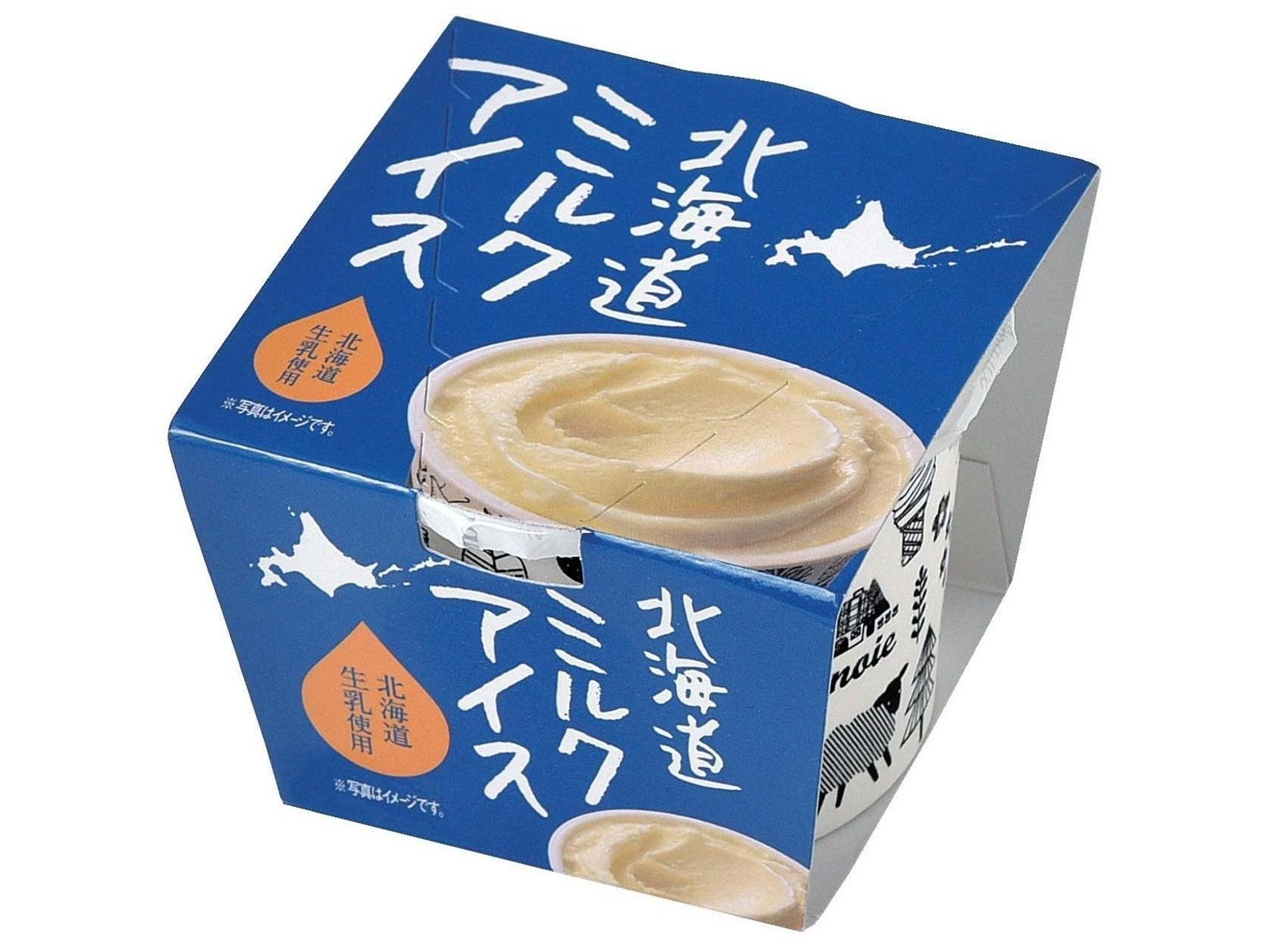 長沼アイス 北海道ミルクアイス 90ml×1個 冷凍 アイスクリーム ミルク 北海道産 デザート お取り寄せ