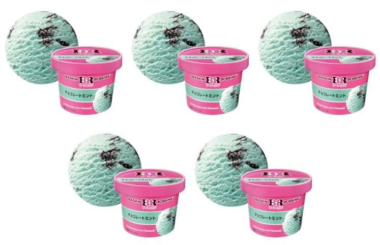 サーティワン チョコレートミント×5個 アイス カップ チョコミン党 爽やか デザート 定番 菓子