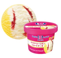 サーティワン ストロベリーリボンショートケーキ×1個 アイス カップ いちご ケーキ風 デザート 贅沢 おやつ