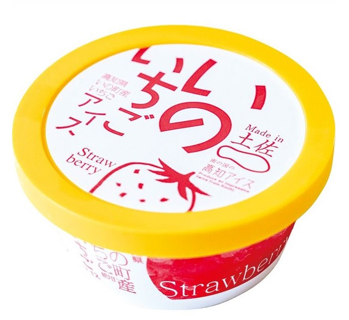 高知アイス いのいちごアイス 115ml×1個 冷凍 アイスクリーム いちご ご当地 デザート 手土産