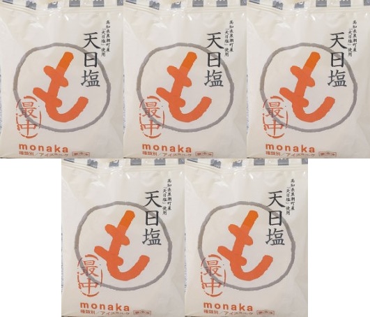 高知アイス 天日塩モナカ 100ml×5個 冷凍 アイスモナカ 塩 バニラ ご当地 デザート おやつ 菓子