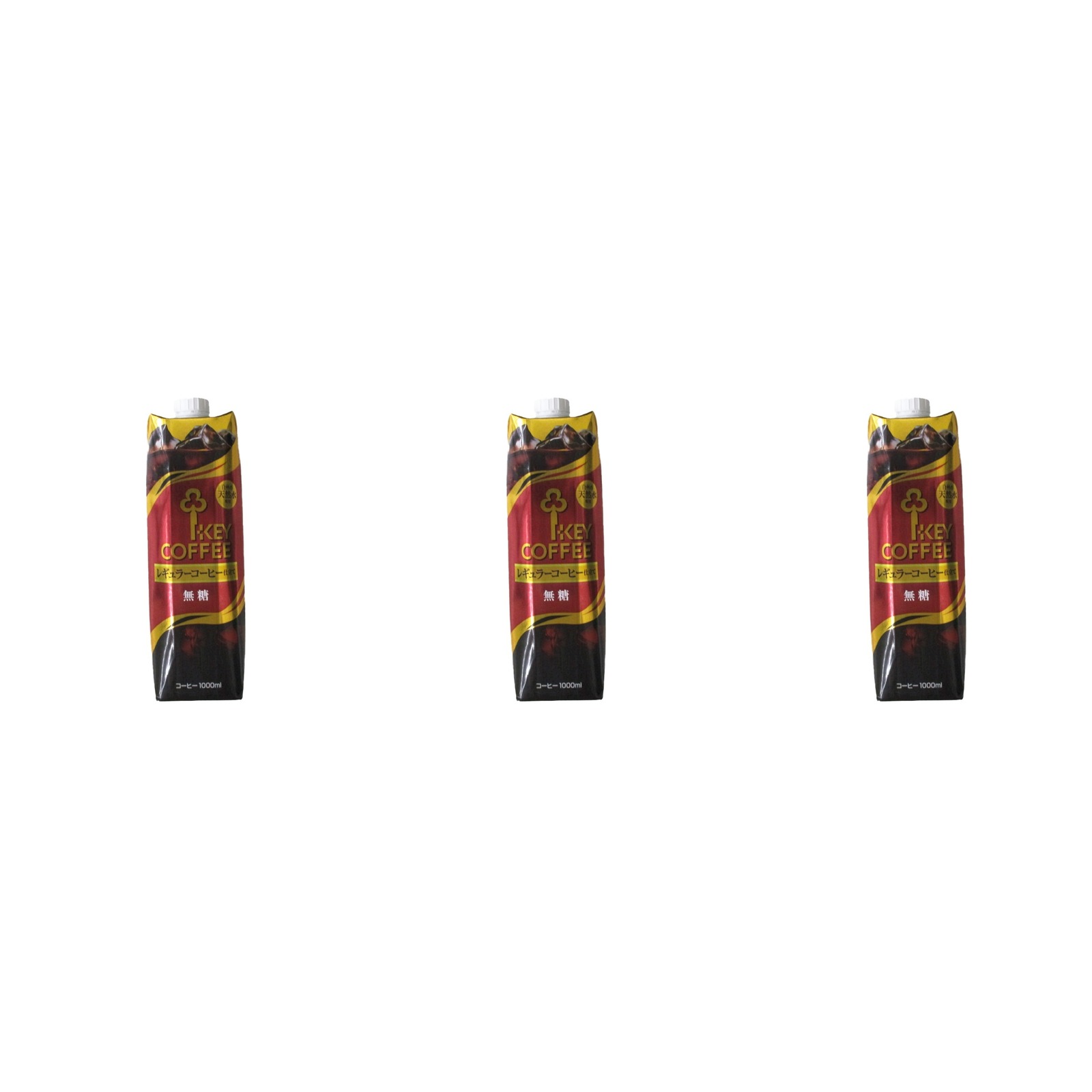 KEYCOFFEE リキッドコーヒー 無糖 1000ml×3個 アイスコーヒー ネルドリップ ブラック 喫茶店 徳用 備蓄 休憩