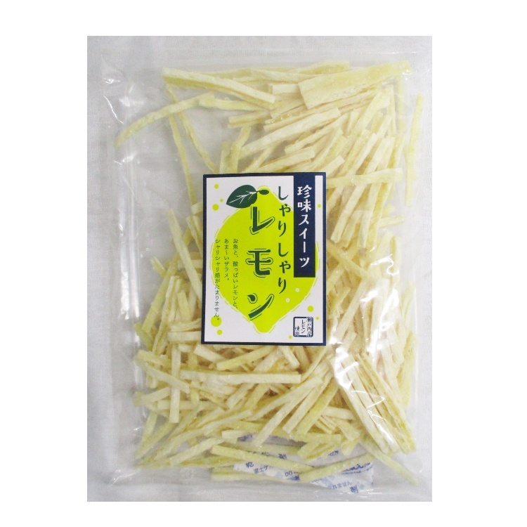 ふじや 珍味スイーツ しゃりしゃりレモン 120g×1個 珍味 お菓子 レモン 魚介 おつまみ 乾物 瀬戸内