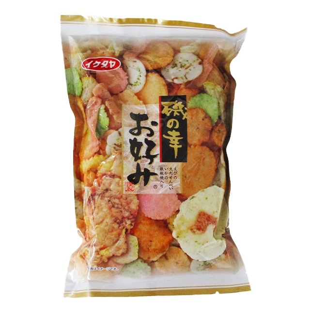 磯の幸お好み 110g イ?ケ?ダ?ヤ?製?菓?×1個 えびせんべい ミックス 海鮮 煎餅 菓子 詰め合わせ 駄菓子