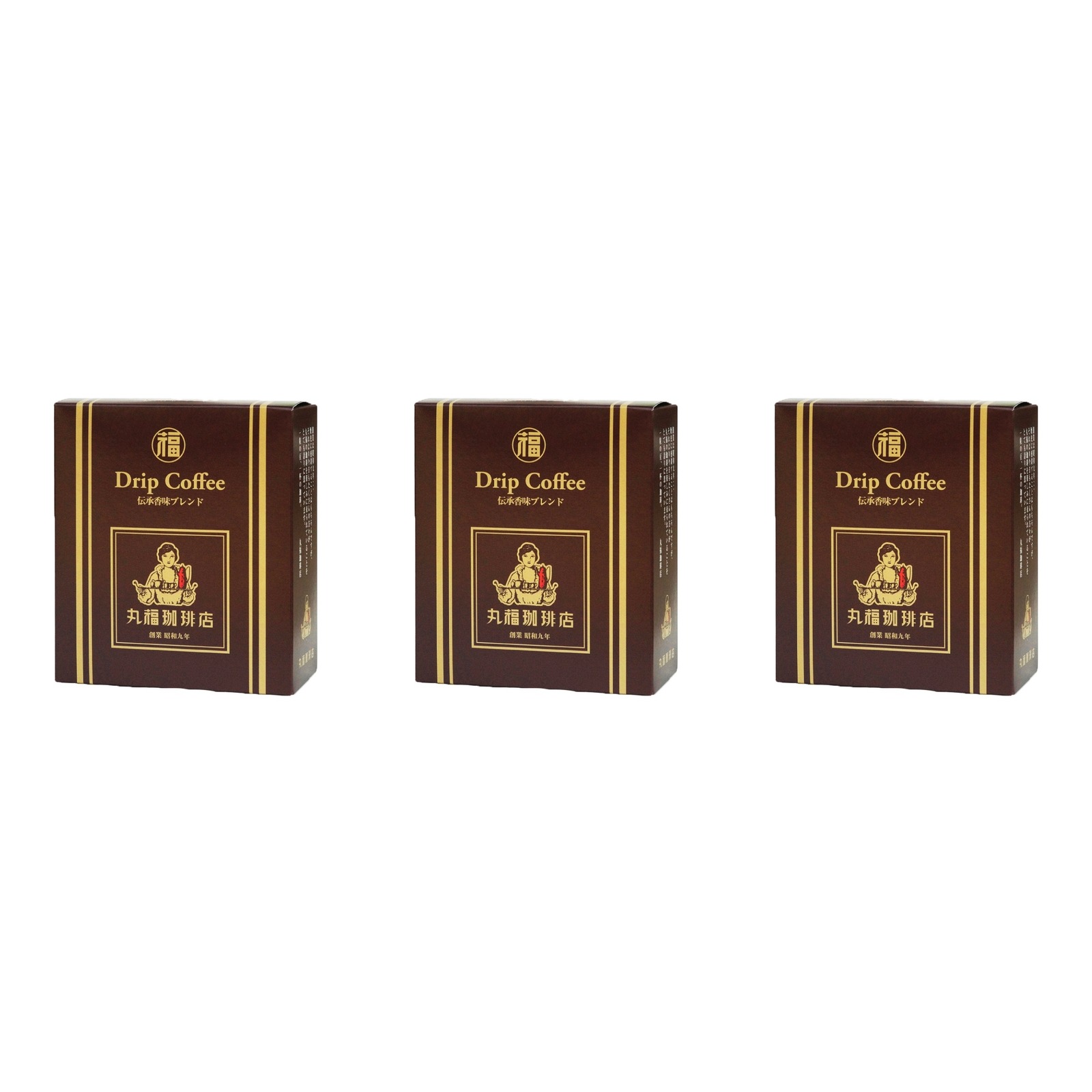 伝承香味ブレンド ドリップ 50g 丸?福?珈?琲?×3個 コーヒー ドリップバッグ 珈琲 飲料 濃厚 喫茶店 贅沢