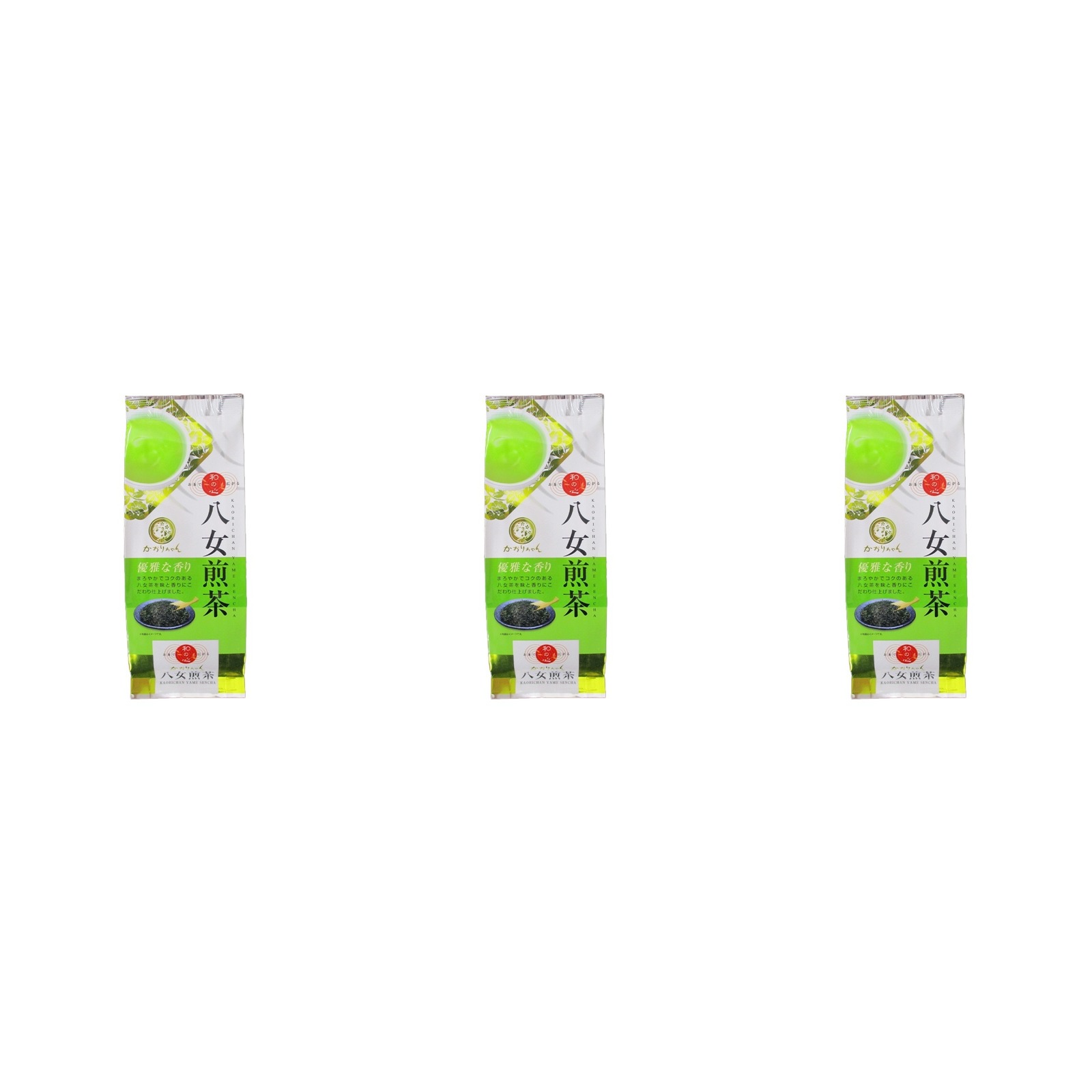 八女煎茶 120g 宇?治?森?徳?×3個 八女茶 煎茶 茶葉 福岡 日本茶 緑茶 九州