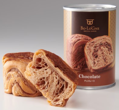 ボローニャ 缶deボローニャ チョコレート 2個入り×1個 パンの缶詰 非常食 長期保存 防災 備蓄 デニッシュ チョコレート