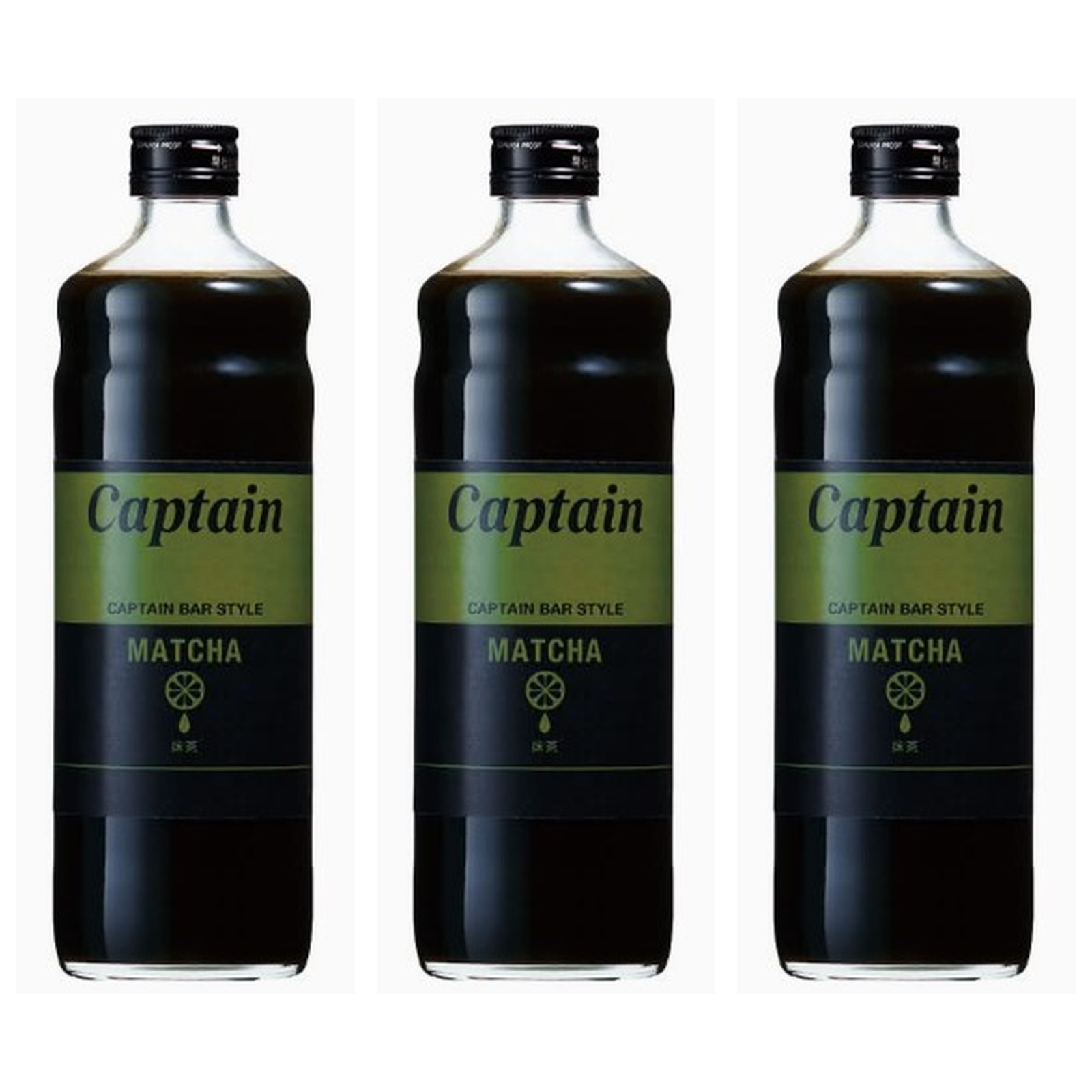 ナカムラ キャプテン 抹茶 600ml×3個 抹茶シロップ 割り材 かき氷 抹茶ラテ 和菓子