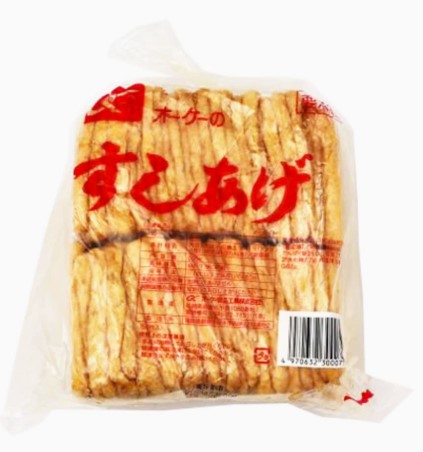 OK 寿司あげ 四角 50入×1個 冷凍 油揚げ いなり寿司 寿司材料 味付け 惣菜 和食