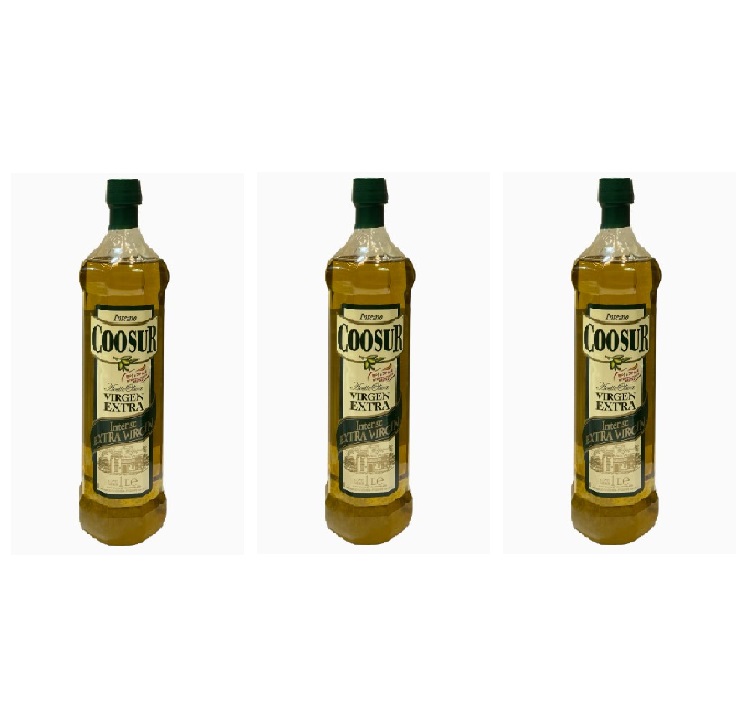 EXバージン オリーブオイル 1L C?O?O?S?U?R?×3個 エキストラバージン オリーブ油 スペイン