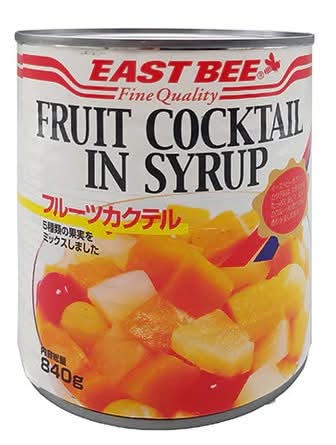 フルーツカクテル 2号缶 840g E?B?×1個 フルーツミックス 缶詰 デザート シロップ漬け