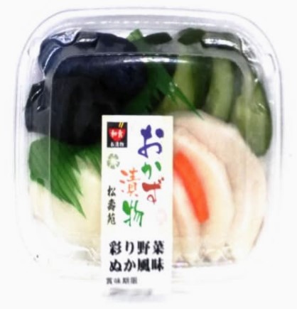 マツモト 松壽苑 おかず漬物 彩り野菜 ぬか風味 90g×1個 冷蔵 おかず漬物 刻み ぬか風味 弁当 食べきり 彩り豊か 和惣菜