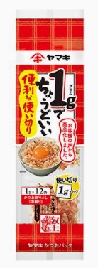 ヤマキ 便利な使い切りパック かつお削りぶし 1g×12袋入り×1個 かつお削りぶし 使い切り 風味 出汁 12袋入り 便利 乾物
