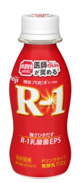 明治 R-1ドリンク 112g×1個 冷蔵 ドリンクヨーグルト ボトル 機能性 免疫 飲みきり 毎日