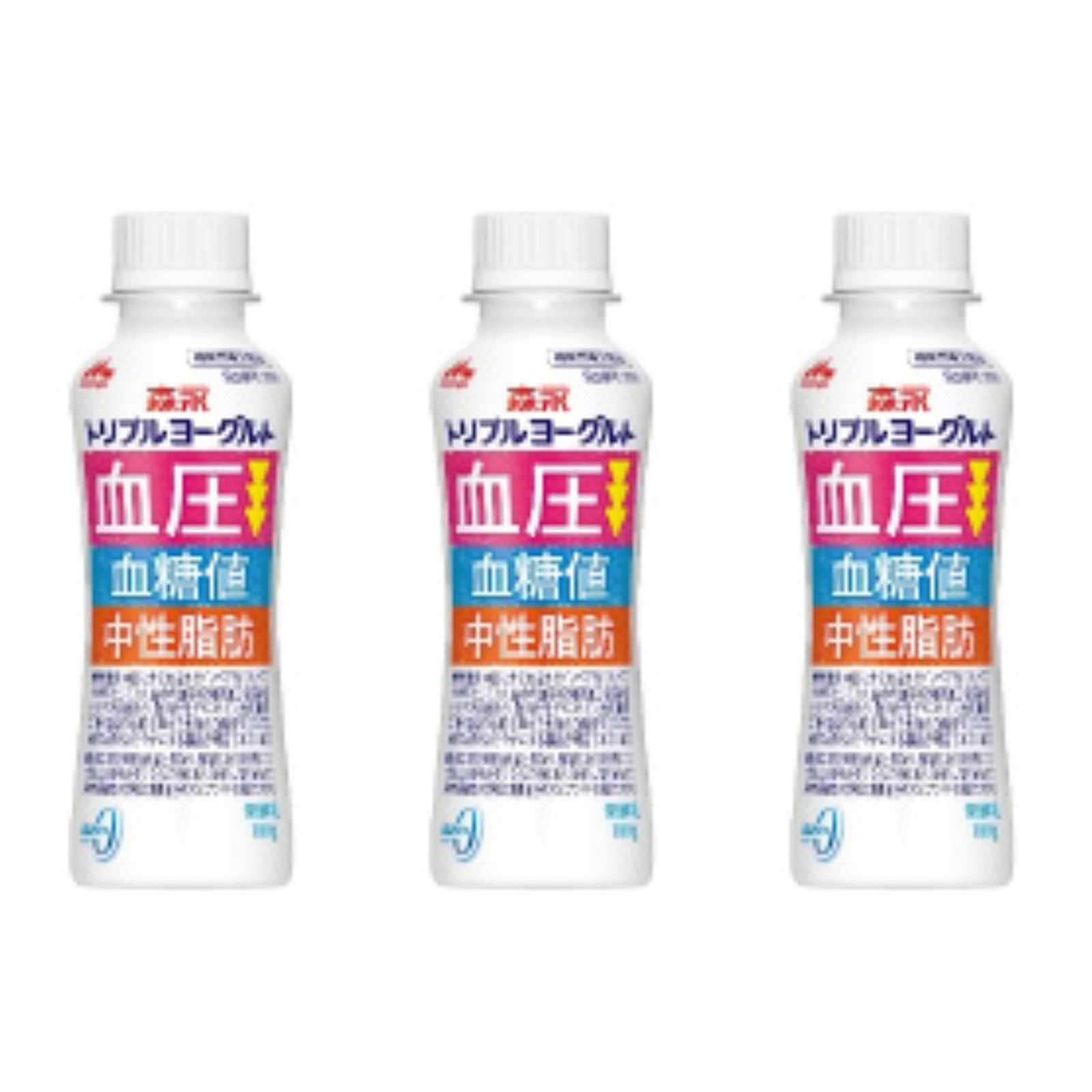 森永乳業 トリプルヨーグルト ドリンクタイプ 100g×3個 冷蔵 機能性ドリンク 液体 トリプル 健康維持 100g 血糖値 血圧