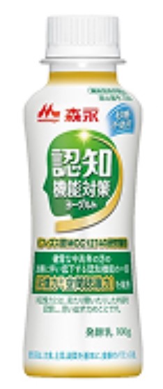 森永乳業 認知機能対策ヨーグルト ドリンクタイプ 100g×1個 冷蔵 機能性ドリンク 液体 認知機能 脳活 100g 記憶力 対策