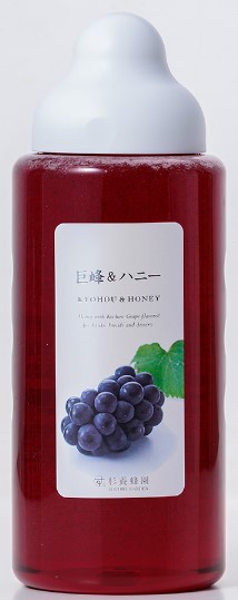 杉養蜂園 巨峰&amp;ハニー 1kg×1個 はちみつ 国産 人気 美味 ヨーグルト ぶどう