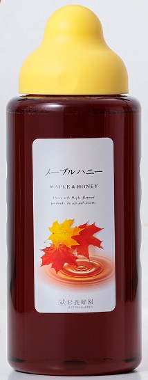 杉養蜂園 ハニー メープルハニー 1kg×1個 はちみつ 国産 人気 美味 ヨーグルト ホットケーキ 朝食