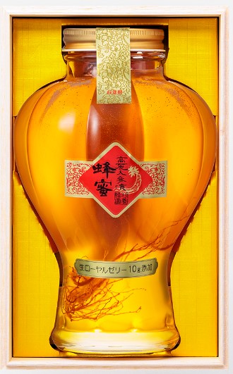 杉養蜂園 高麗人参蜂蜜漬6年根 生ローヤルゼリー10g添加 1.48kg (木箱入り)×1個 はちみつ 国産 人気 美味 韓国 健康食品