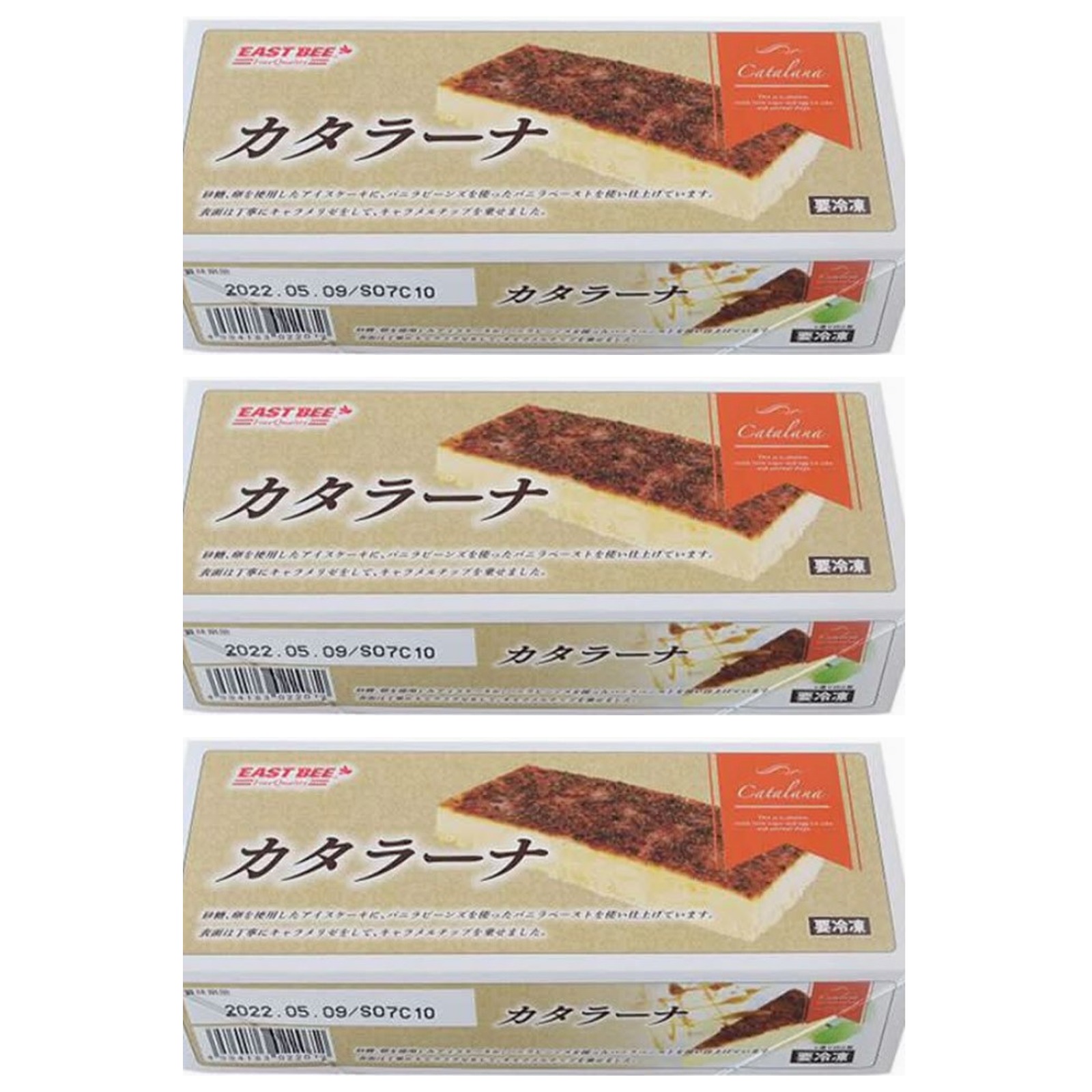 EASTBEE カタラーナ 280g 冷凍×3個 冷凍デザート 大容量 洋菓子