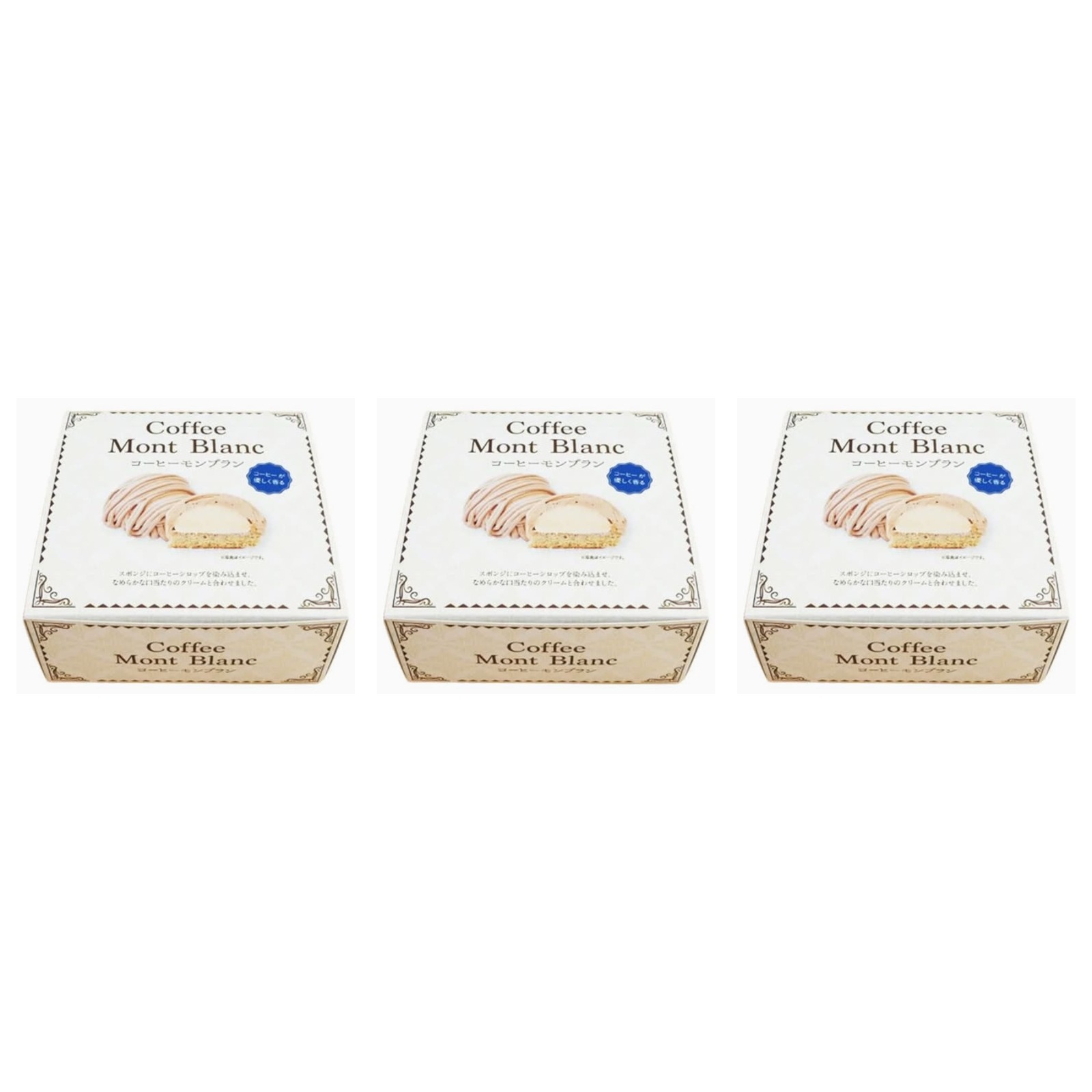 TOHO コーヒーモンブラン 60g×4個入 冷凍×3個 デザート 大容量 洋菓子 珈琲