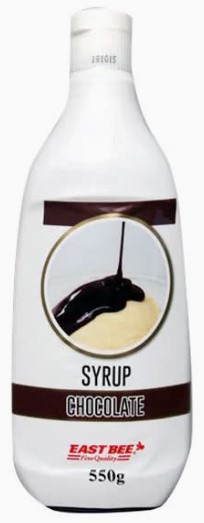 EASTBEE チョコレートシロツプ 550g×1個 ちょこ 大容量 洋菓子 パンケーキ ボトル入り