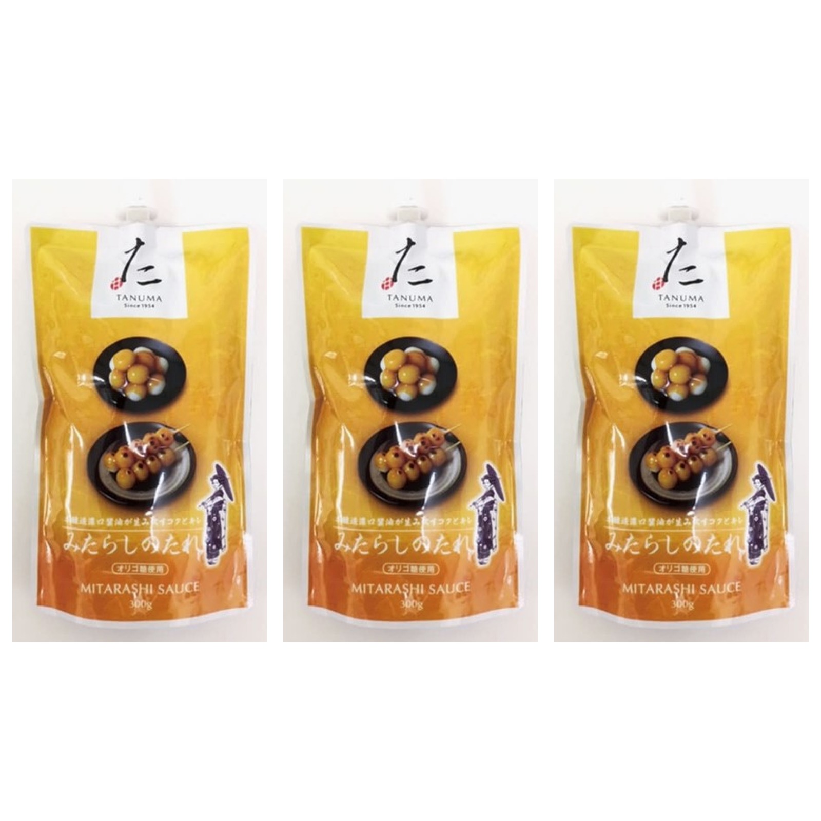 タマミ みたらしのたれ（スパウトパック） 300g×3個 タレ 和菓子 簡単調理 だんご