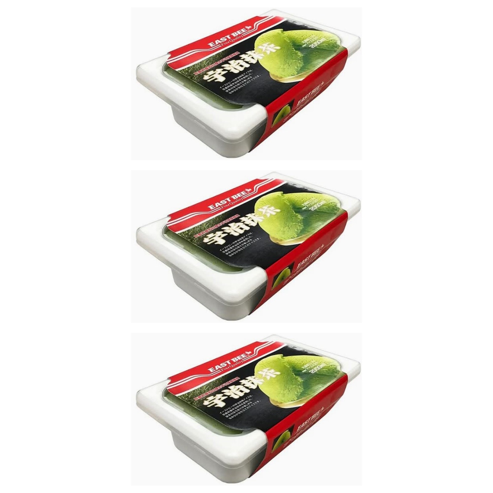 EASTBEE 宇治抹茶アイス 2L×3個 冷凍デザート 大容量 洋菓子