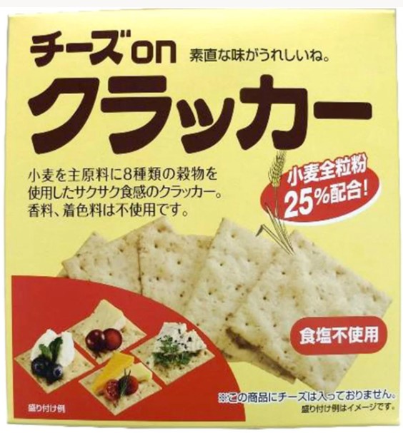 チェスコ チーズonクラッカー 5枚 x 4袋入×1個 お菓子 スナック菓子 チップス 素朴 サクサク おやつ