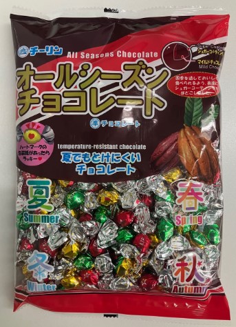 チーリン製菓 オールシーズンチョコ 300g×1個 お菓子 スナック菓子 チップス 大容量 個包装 おやつ