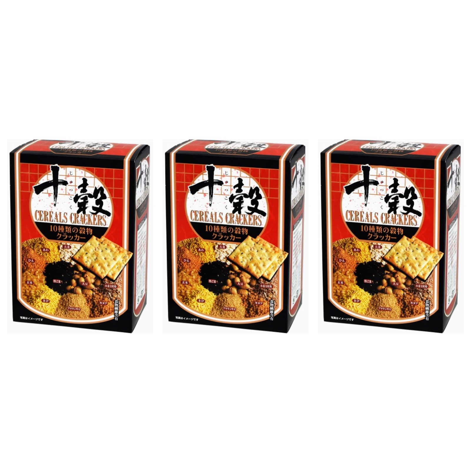 前田製菓 10種類の穀物クラッカー 5枚×6袋×3個 お菓子 スナック菓子 チップス 素朴 サクサク おやつ