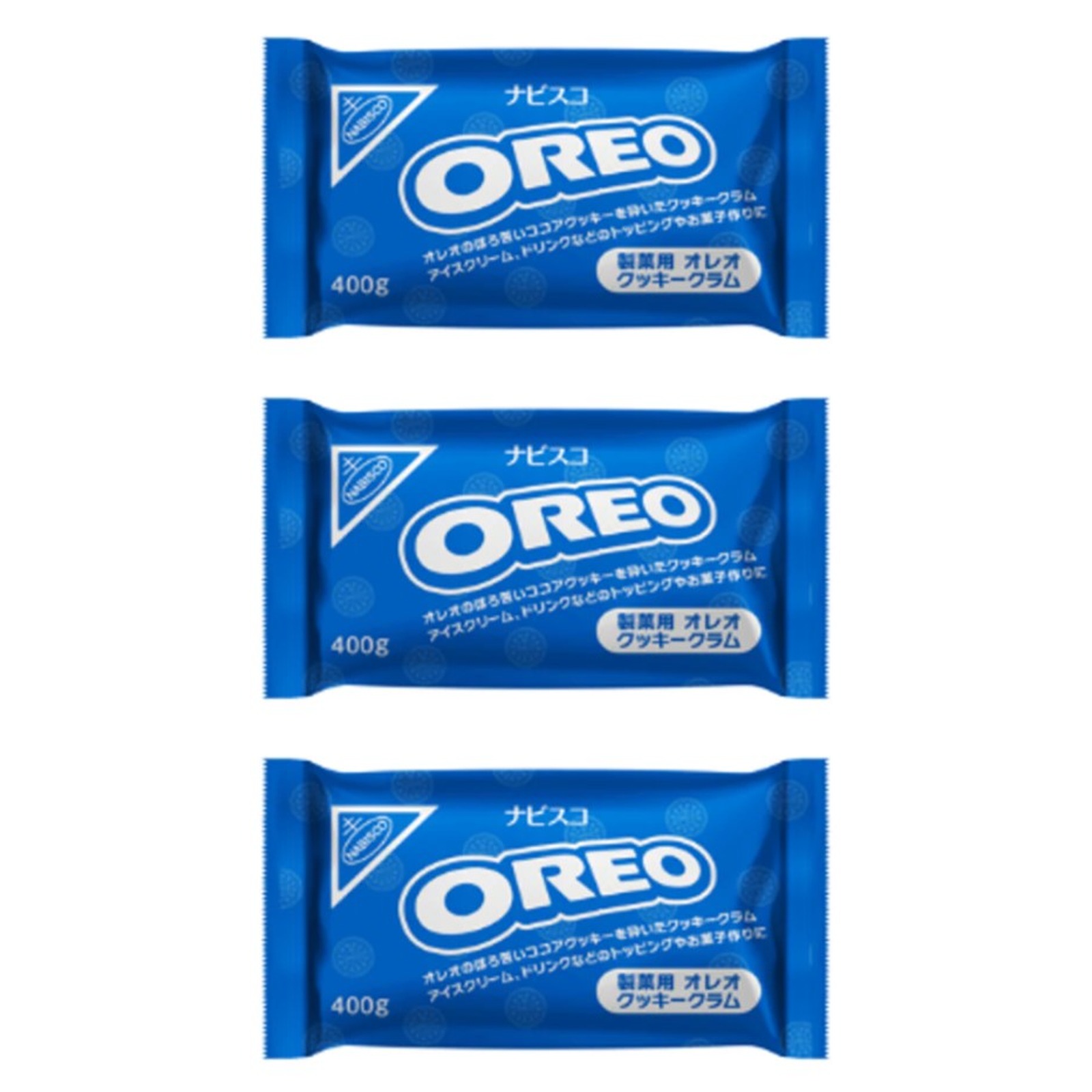 製菓用 オレオ クッキー クラム 400g×3個 お菓子 スナック菓子 チップス 素朴 サクサク