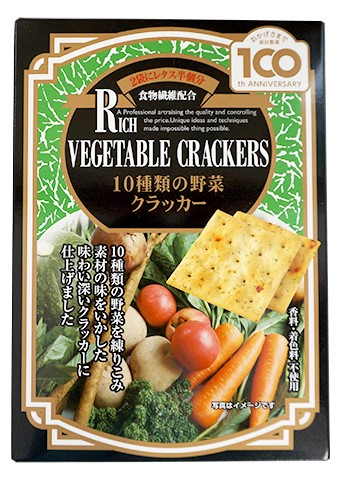前田製菓 10種類の野菜クラッカー 5枚×6袋入×1個 お菓子 スナック菓子 チップス個包装 野菜 健康志向け