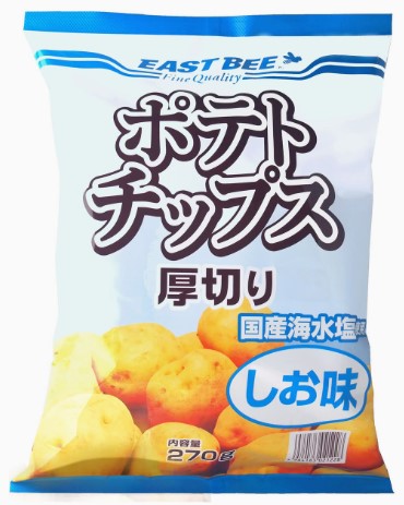 EASTBEE ポテトチップス しお味 270g×1個 お菓子 スナック菓子 おつまみ