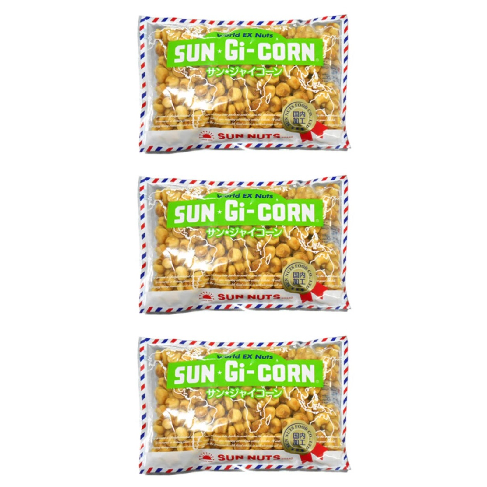 サンナッツ食品 ジャイコーン 400g×3個 お菓子 スナック菓子 チップス おつまみ ナッツ