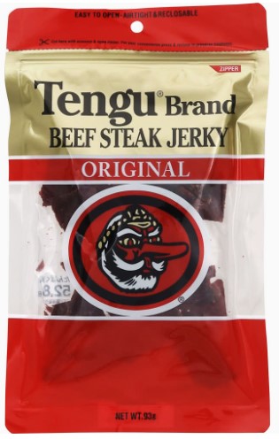 テング ビーフステーキジャーキー レギュラー 93g×1個 お菓子 スナック菓子 チップス おつまみ てんぐ スパイシー