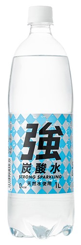 友桝飲料 強炭酸水ペットボトルト 1L×1個 天然水 強炭酸 ソーダ ハイボール ダイエット 美容