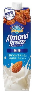 カゴメ アーモンド・ブリーズ 無糖紙1000g×1個 ポリフェノール 健康志向 朝食 アーモンドミルク 低糖質