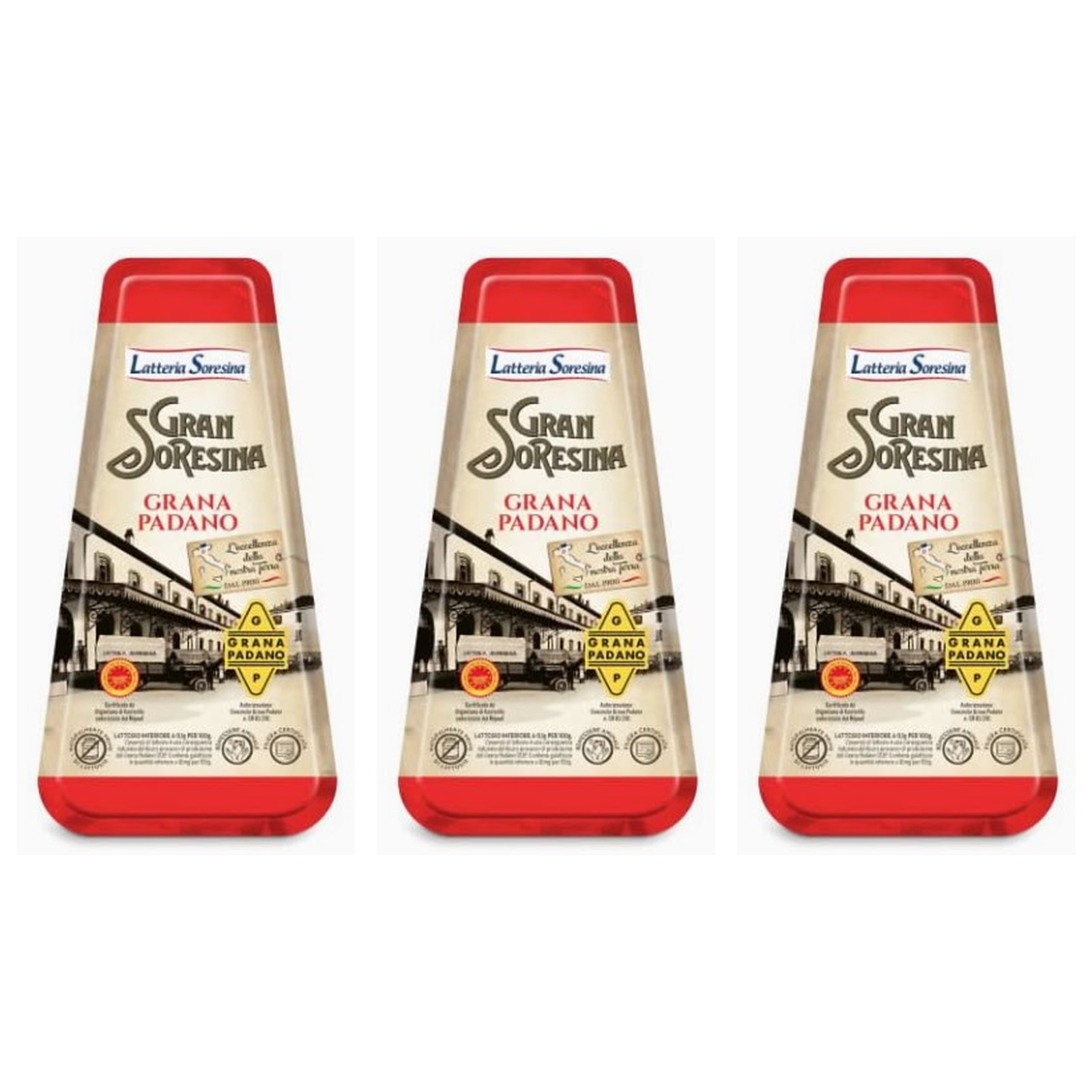 ソレジーナ グラナパダーノ １２５ｇ×3個 冷蔵 とろける パスタ リゾット サラダ イタリアン ワイン